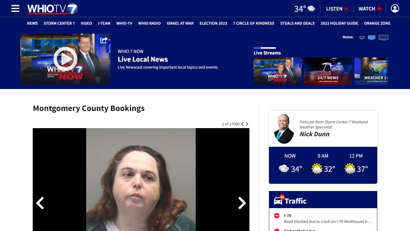 Montgomery County Inmates – WHIO TV 7 and WHIO Radio